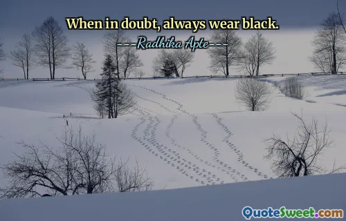 Na dúvida, use sempre preto.