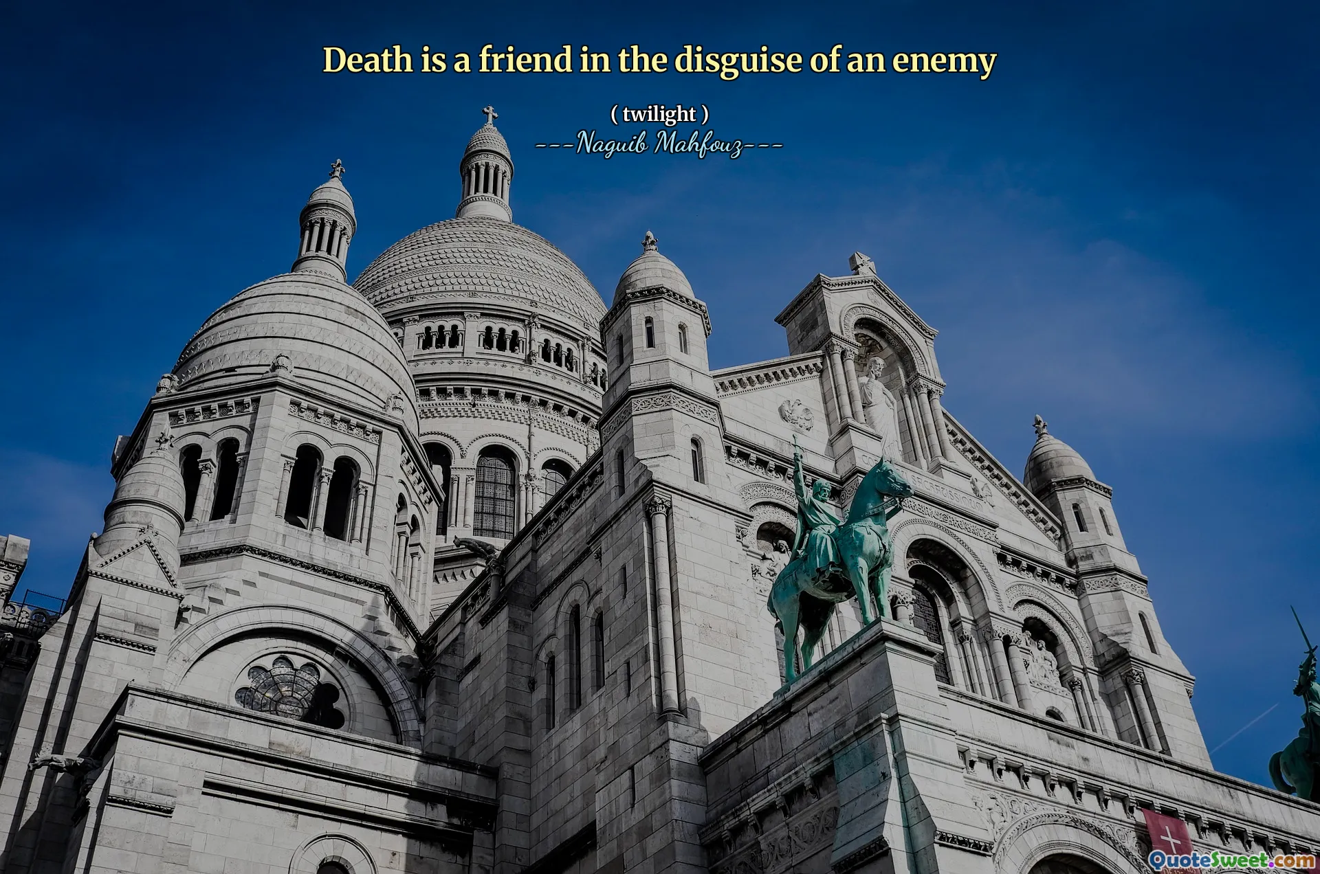 Döden är en vän i en fiends förklädnad