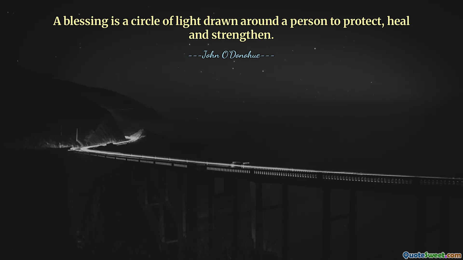 A blessing is a circle of light drawn around a person to protect, heal and strengthen.