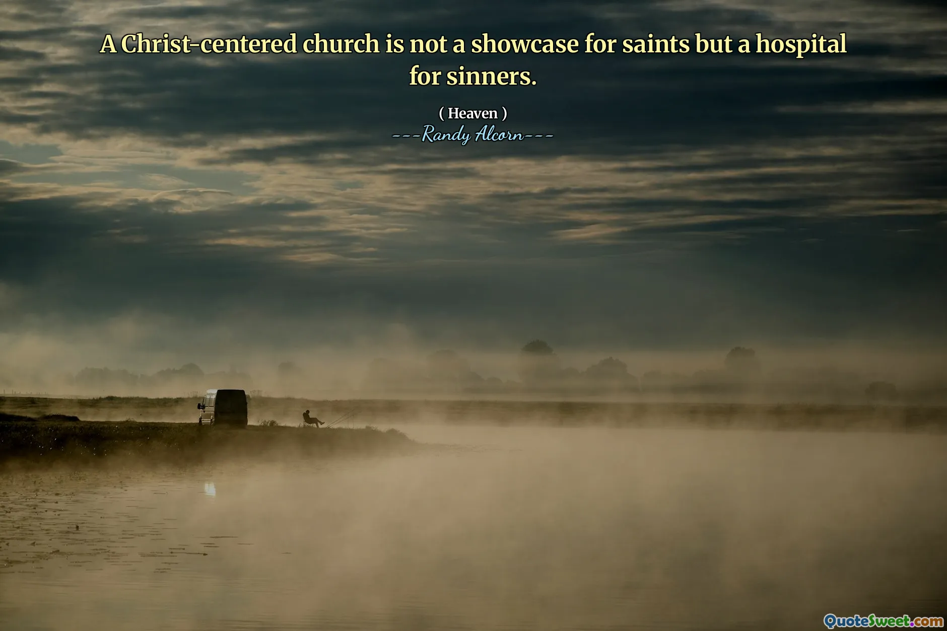 Uma igreja centrada em Cristo não é uma vitrine para os santos, mas um hospital para pecadores.