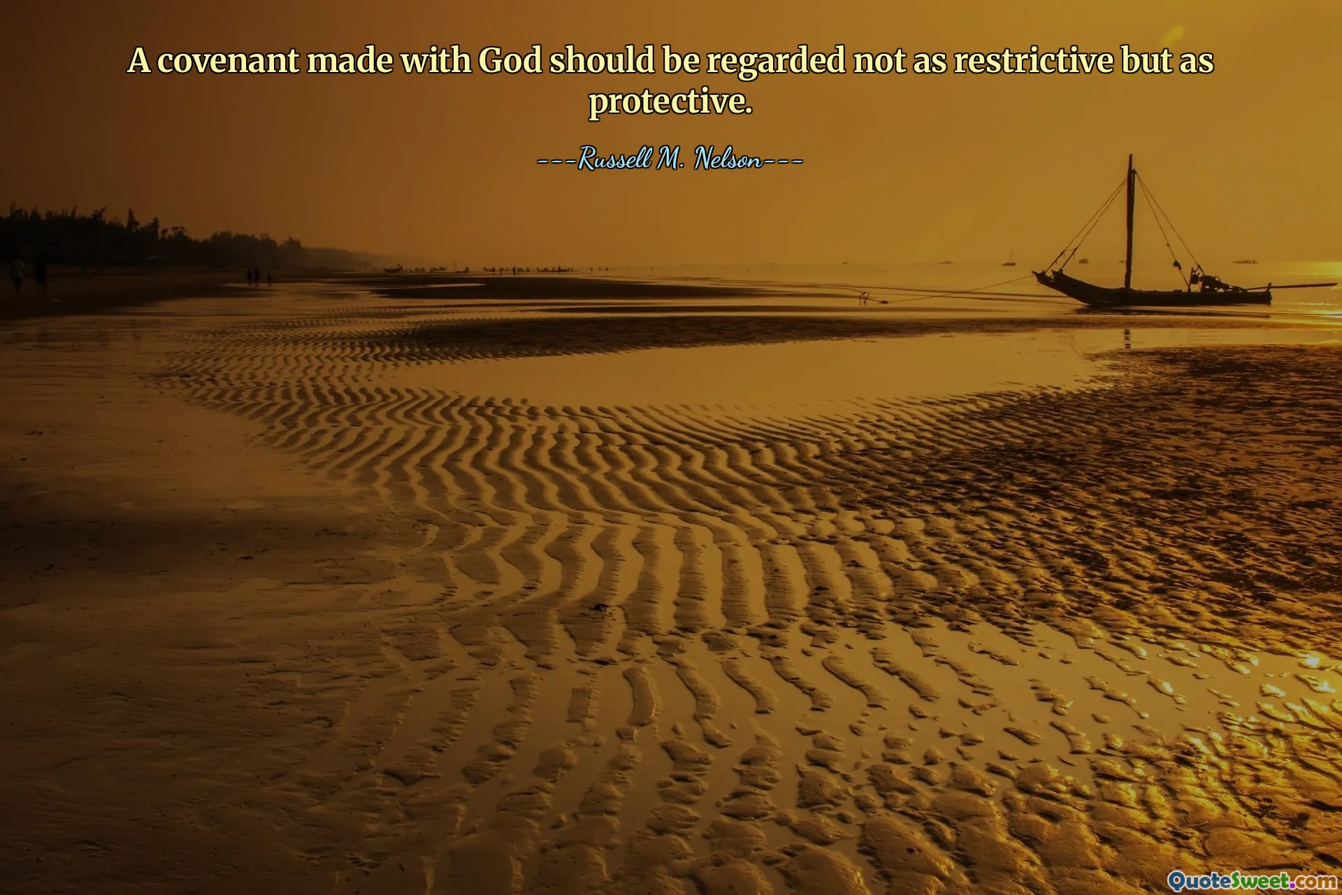 与神所立的约不应被视为限制性的，而应被视为保护性的。