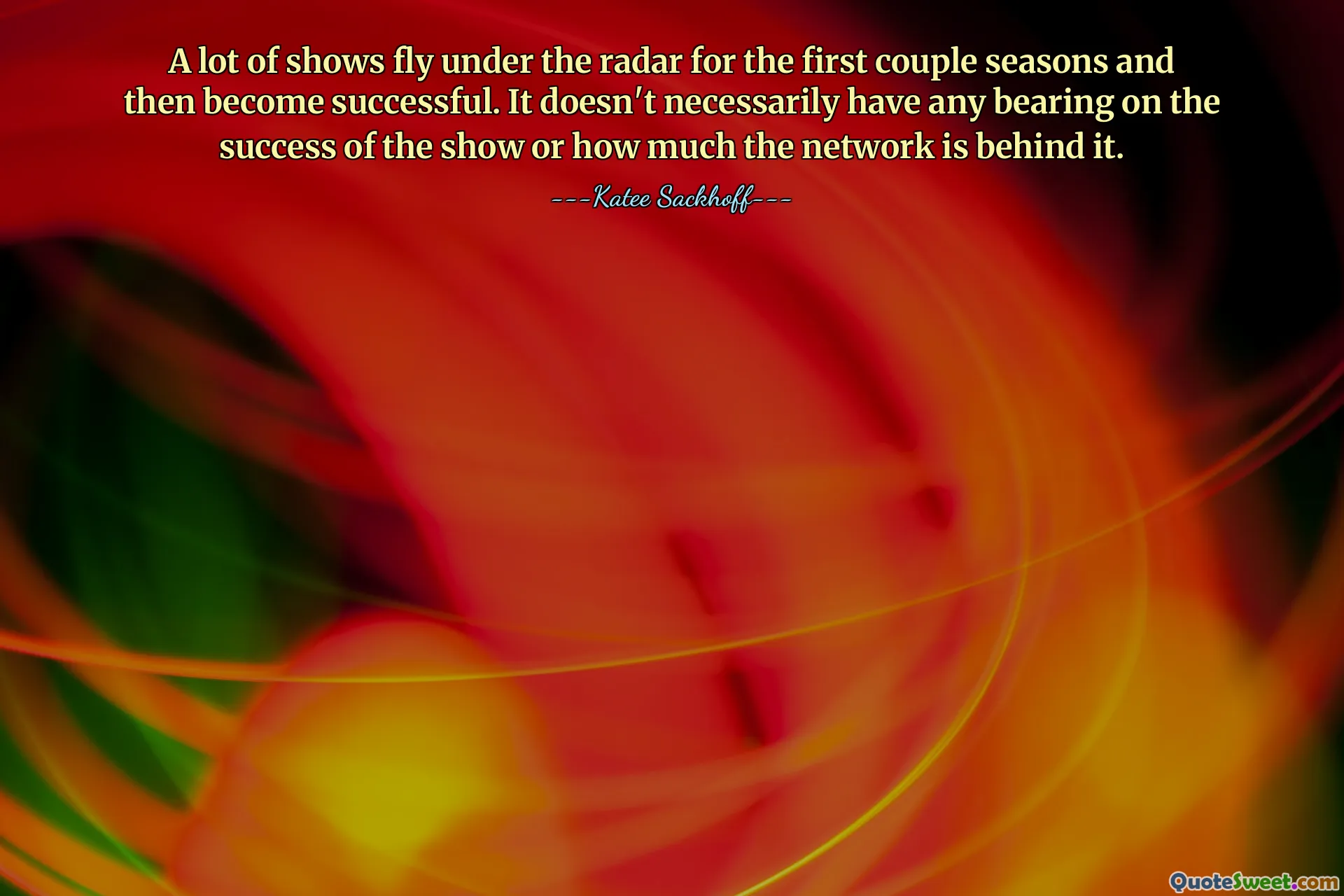A lot of shows fly under the radar for the first couple seasons and then become successful. It doesn't necessarily have any bearing on the success of the show or how much the network is behind it.