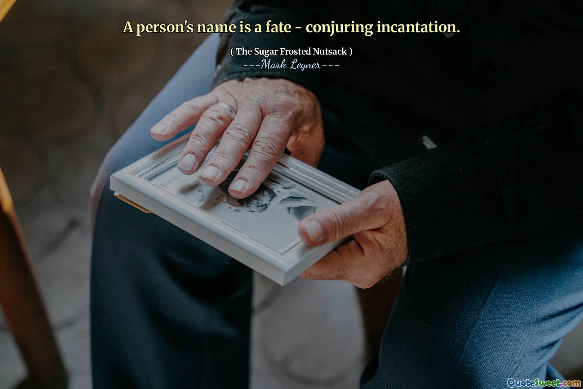 A person's name is a fate - conjuring incantation.
