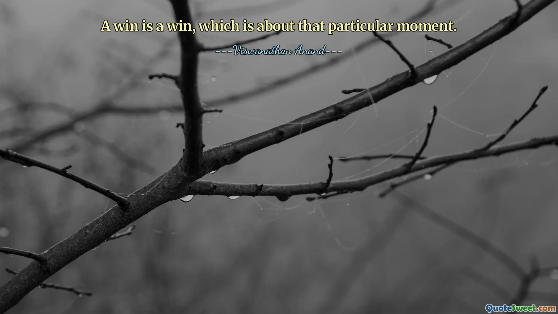 A win is a win, which is about that particular moment.