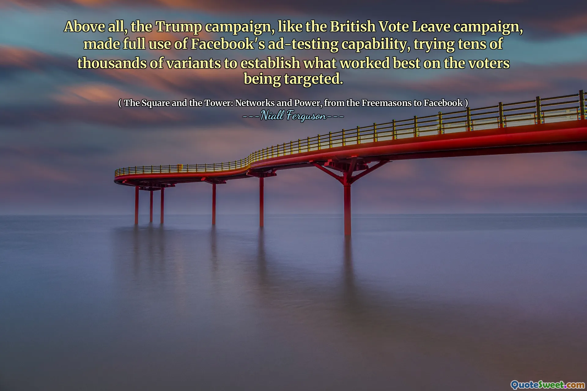 Above all, the Trump campaign, like the British Vote Leave campaign, made full use of Facebook's ad-testing capability, trying tens of thousands of variants to establish what worked best on the voters being targeted.