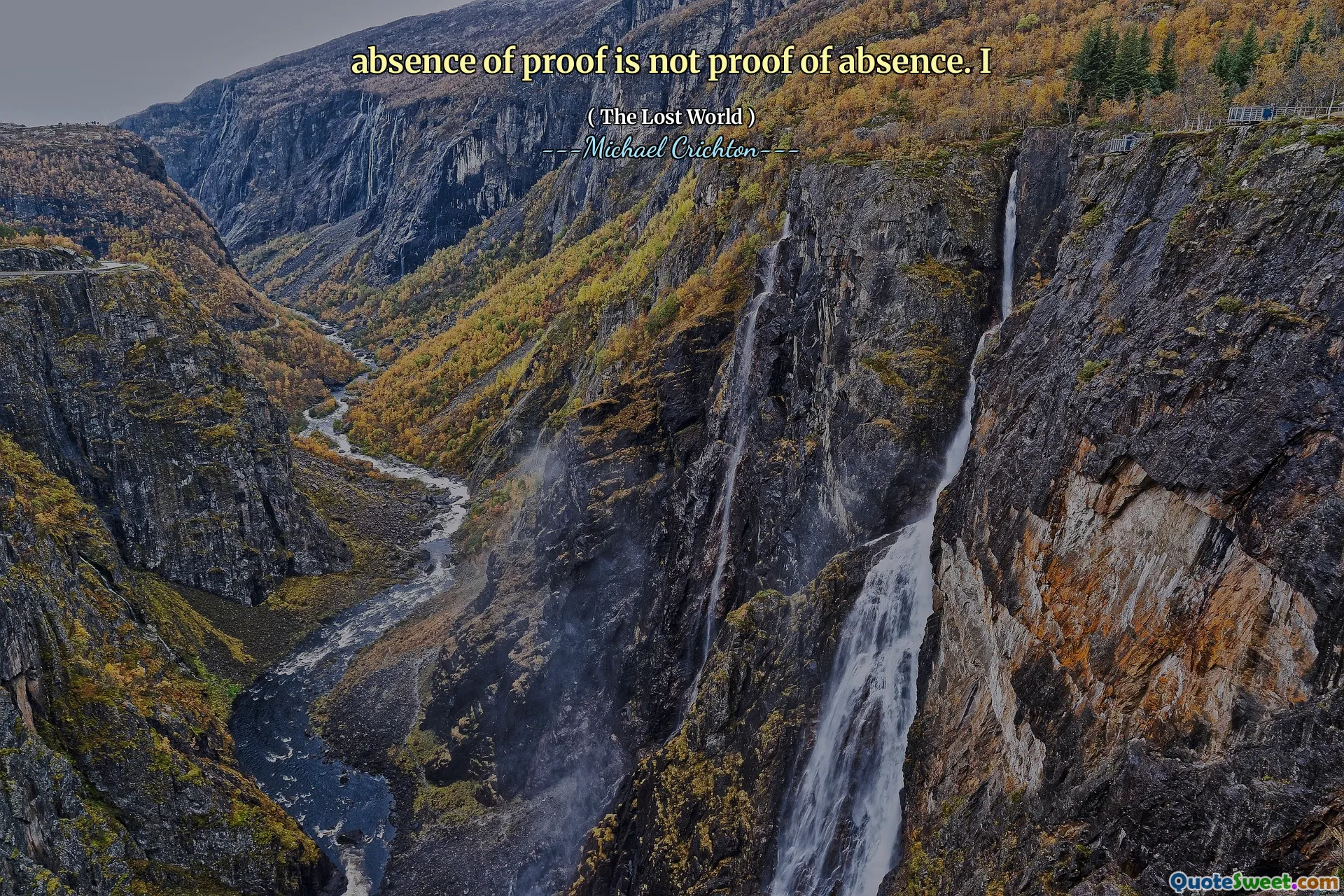 absence of proof is not proof of absence. I