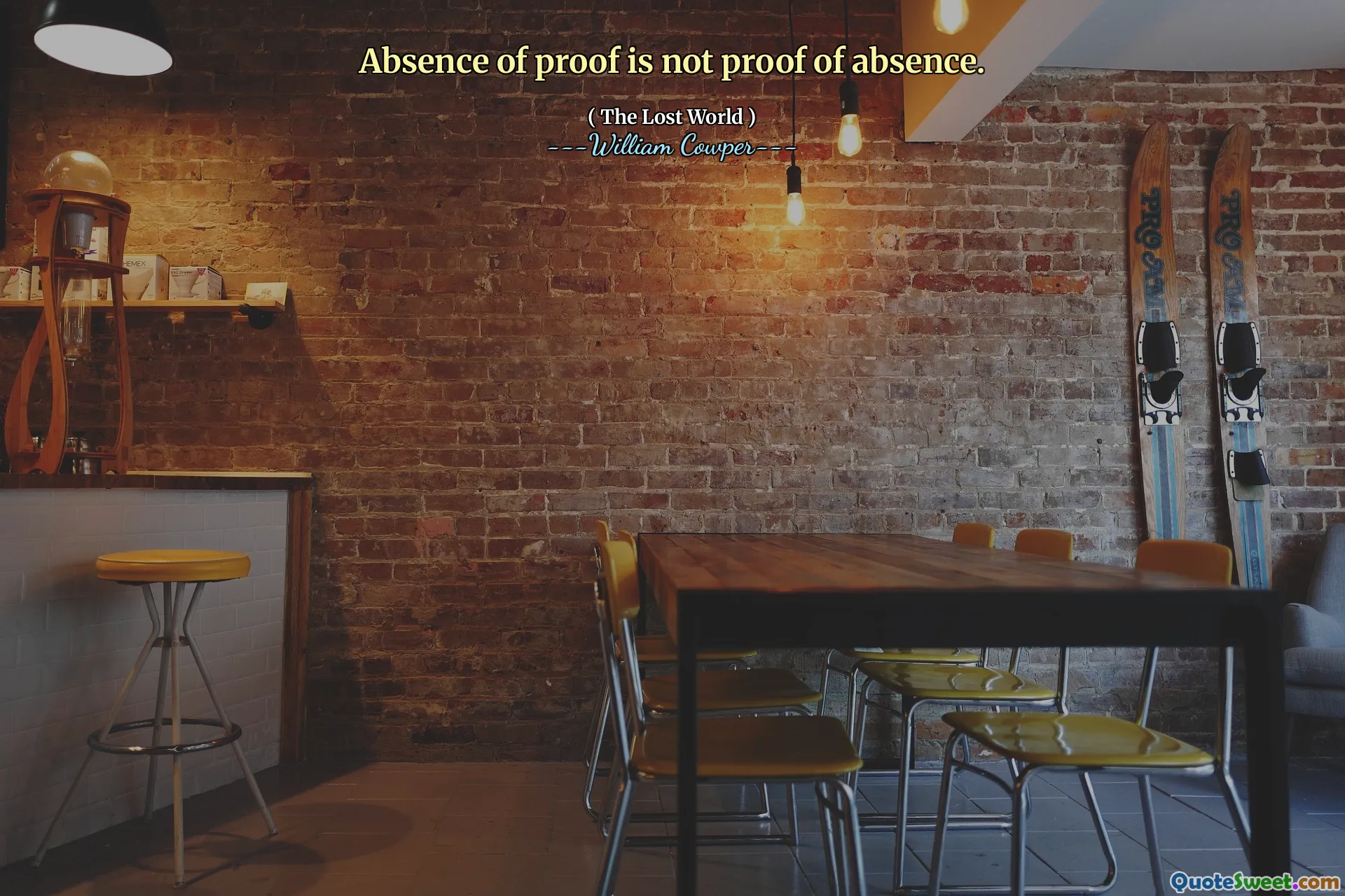 Absence of proof is not proof of absence.