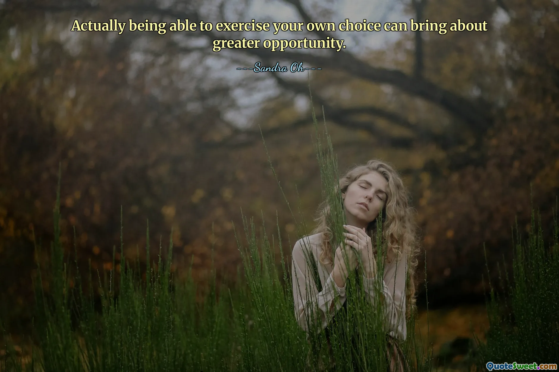 実際に自分の選択を行使できることは、より大きなチャンスをもたらす可能性があります。