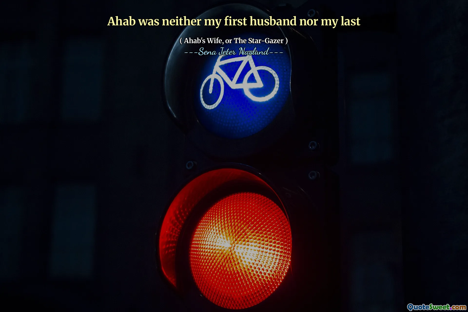 Ahab nebyl ani můj první manžel, ani můj poslední