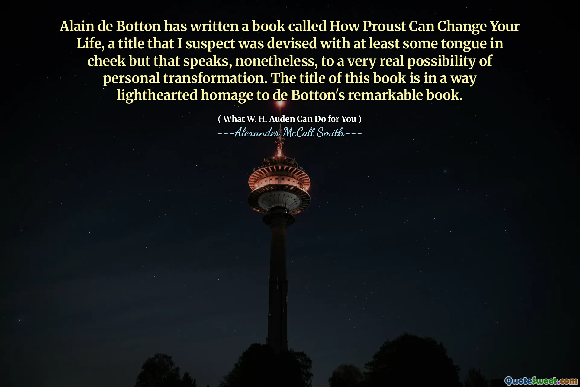 Alain de Botton a écrit un livre intitulé How Proust peut changer votre vie, un titre que je soupçonne a été conçu avec au moins une langue dans la joue, mais cela parle néanmoins à une possibilité très réelle de transformation personnelle. Le titre de ce livre est en quelque sorte un hommage léger au livre remarquable de De Botton.