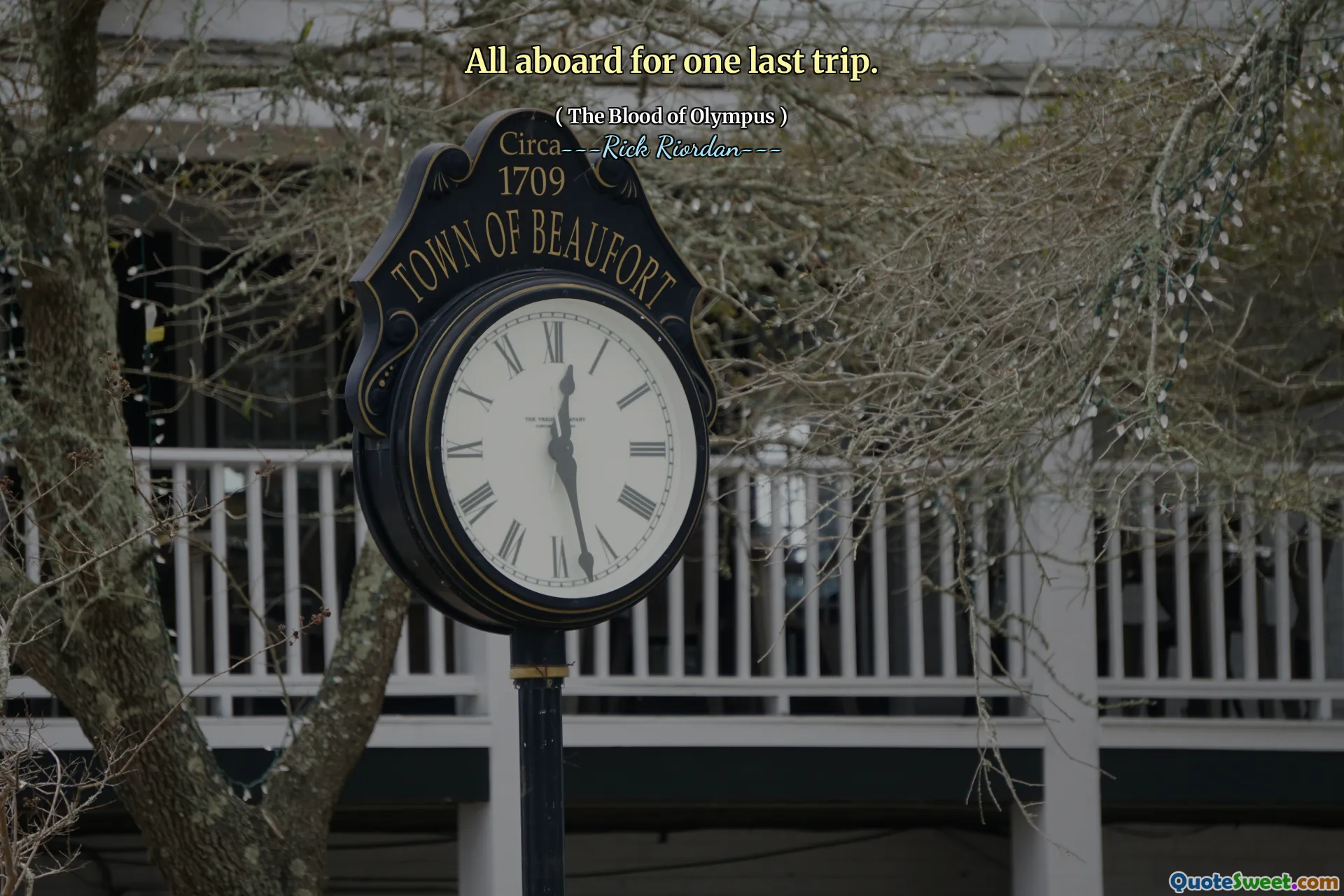 All aboard for one last trip.