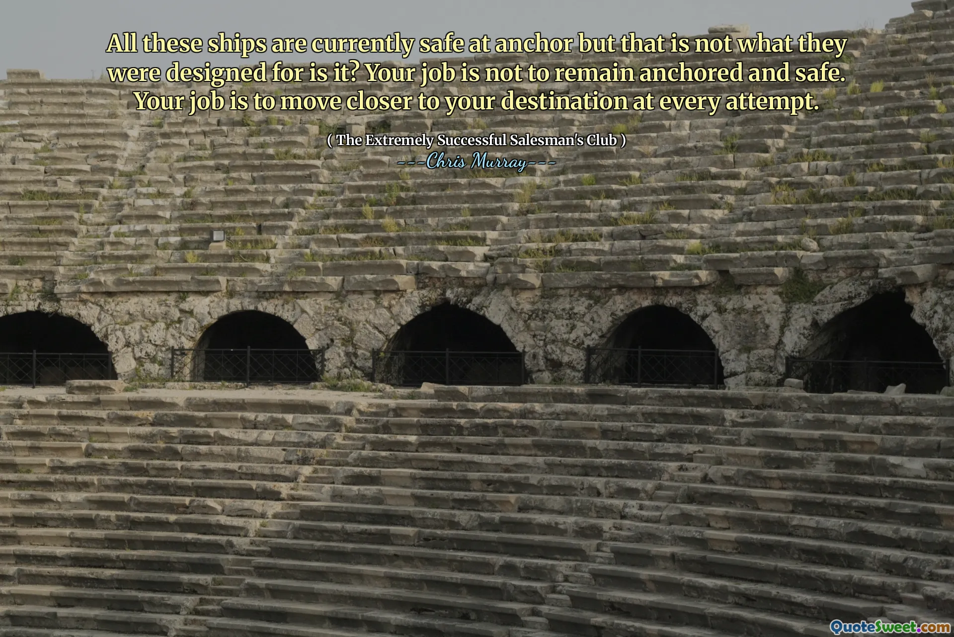 Wszystkie te statki są obecnie bezpieczne w Anchor, ale nie to zostały zaprojektowane? Twoim zadaniem nie jest pozostanie zakotwiczonym i bezpiecznym. Twoim zadaniem jest zbliżenie się do celu przy każdej próbie.