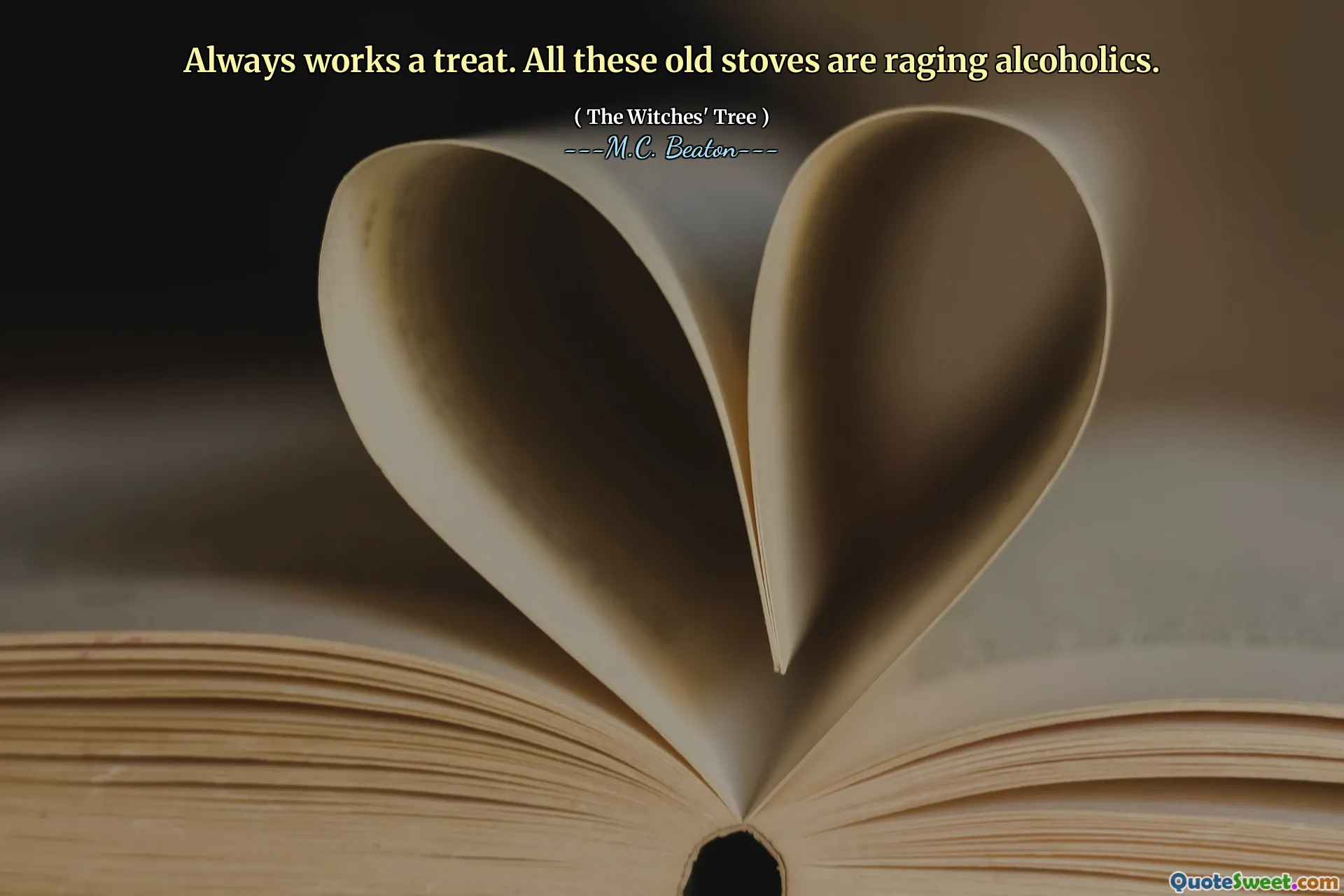 Always works a treat. All these old stoves are raging alcoholics.