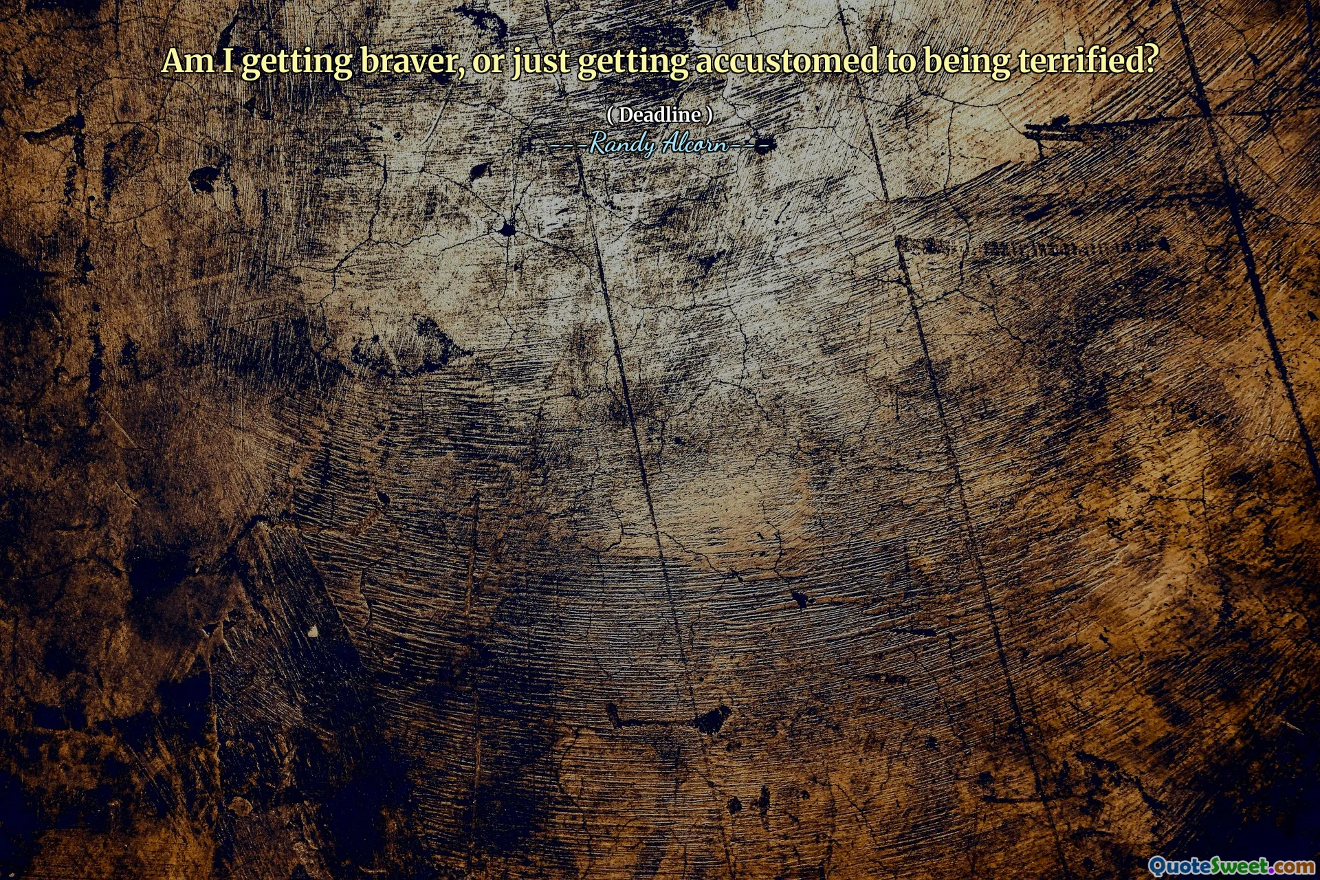 Blir jeg modigere, eller bare blir vant til å være livredd?