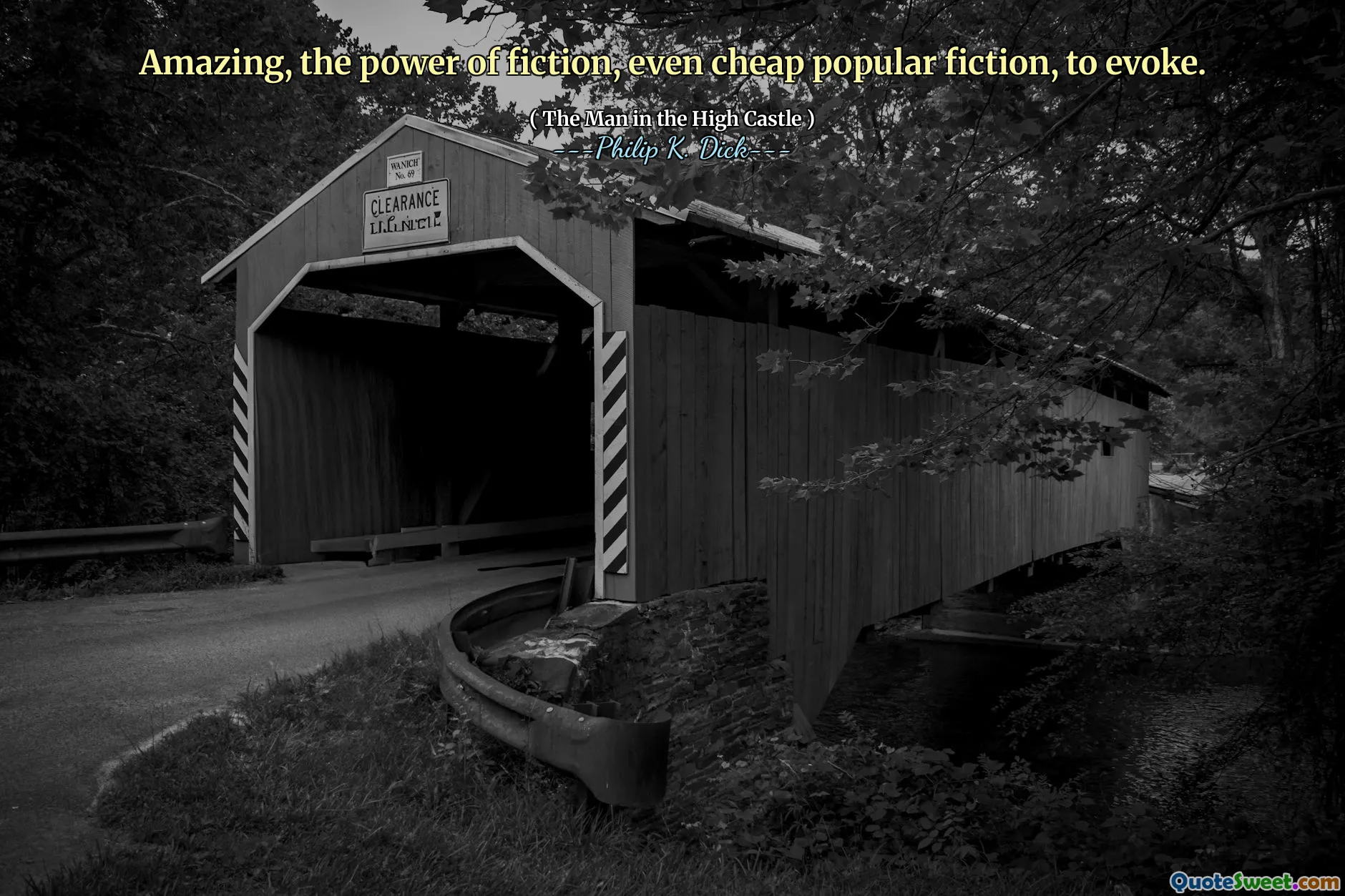 საოცარი, მხატვრული ლიტერატურის ძალა, თუნდაც იაფი პოპულარული ფანტასტიკა, რომ გამოიჩინოს.