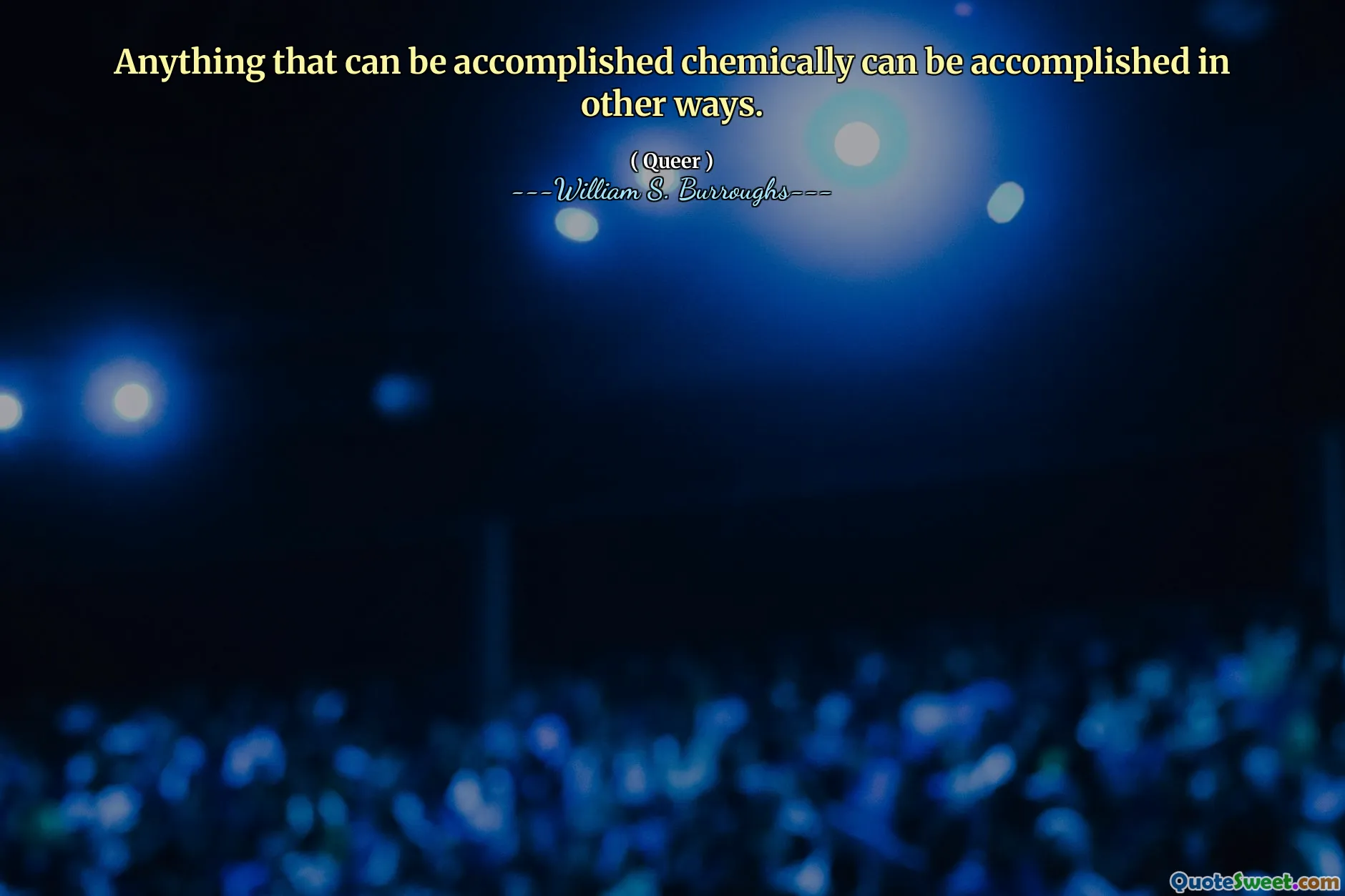 可以通过其他方式完成化学完成的任何事情。