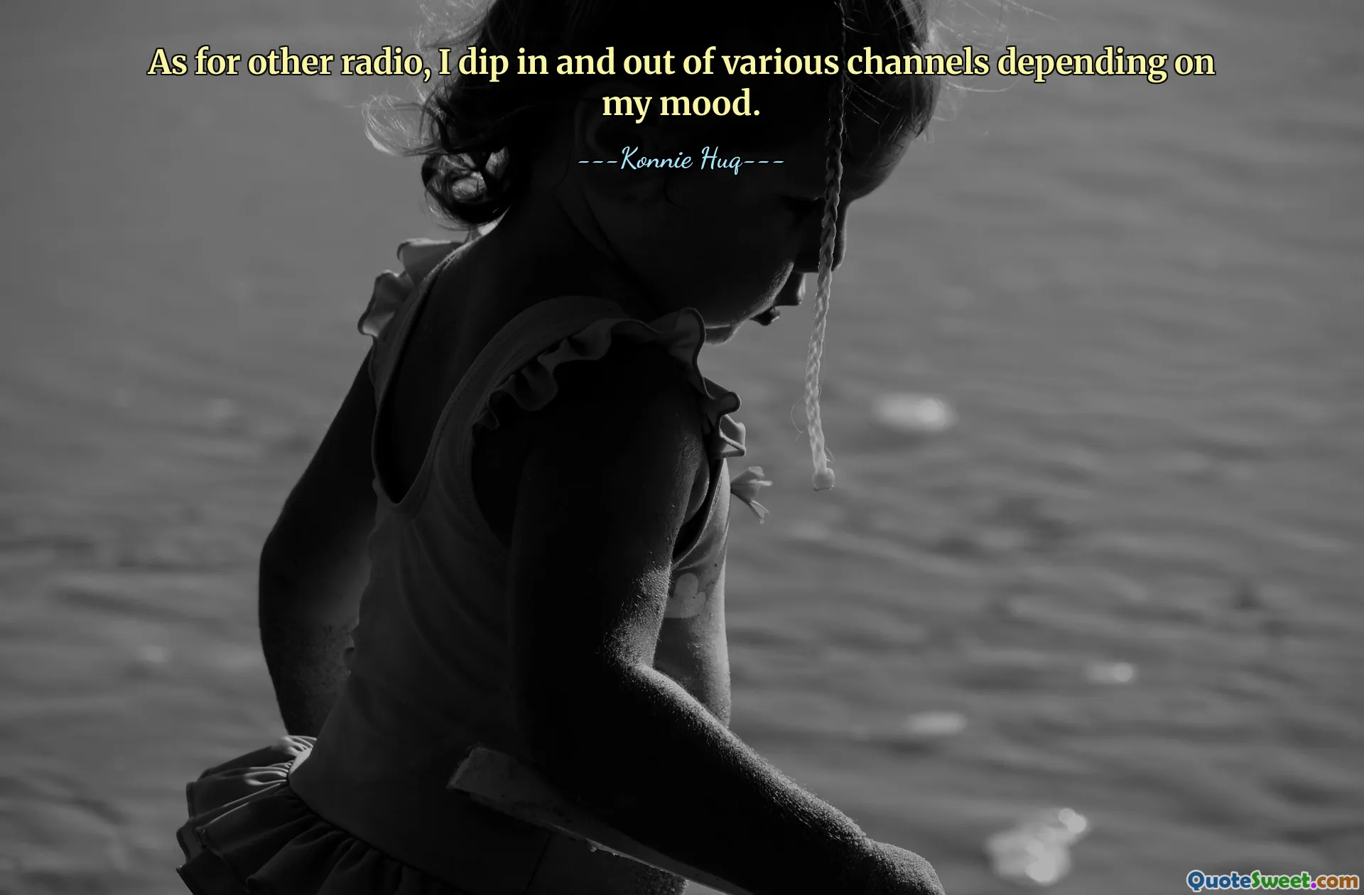 As for other radio, I dip in and out of various channels depending on my mood.