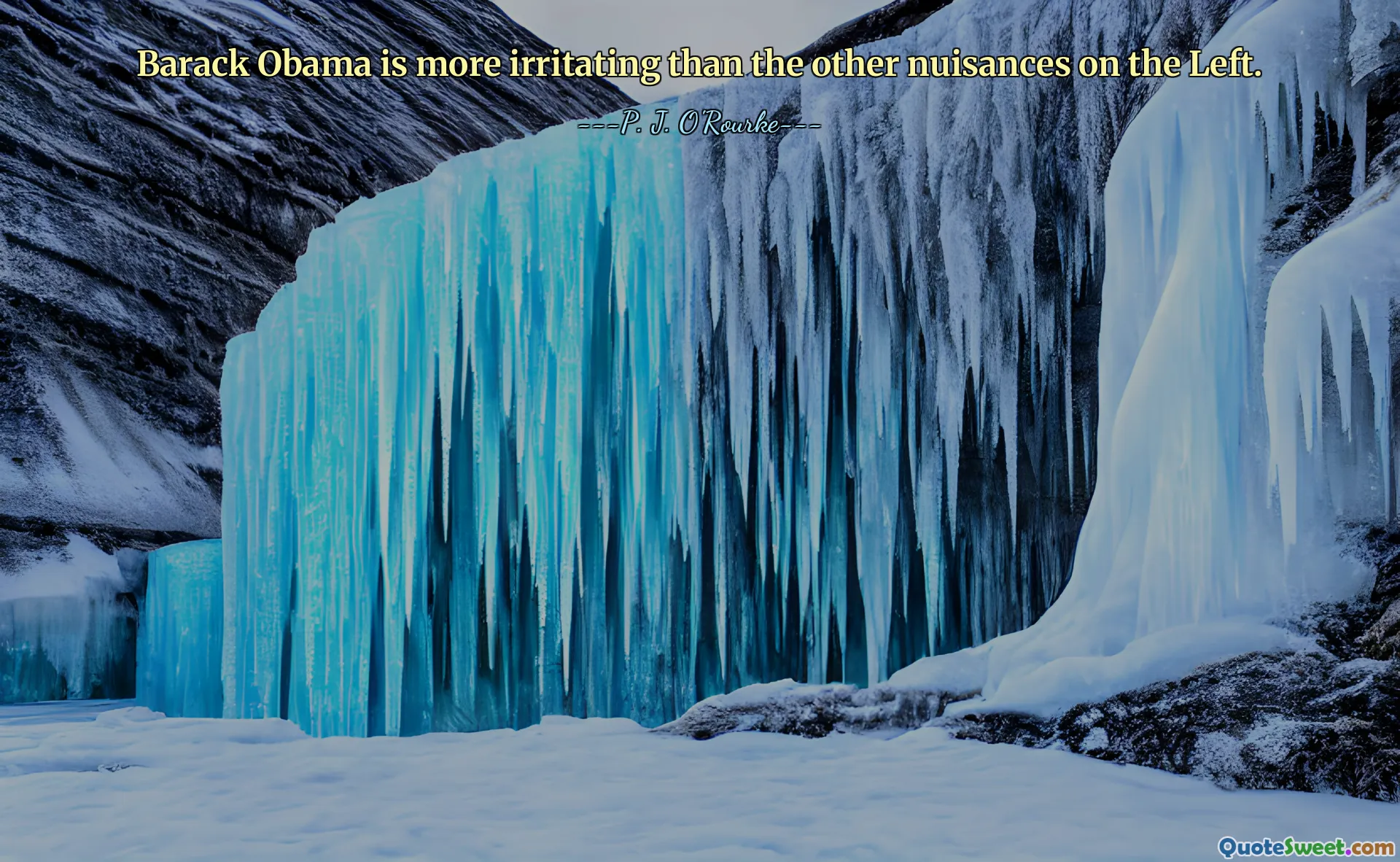 Barack Obama este mai iritant decât celelalte neplăceri din stânga.