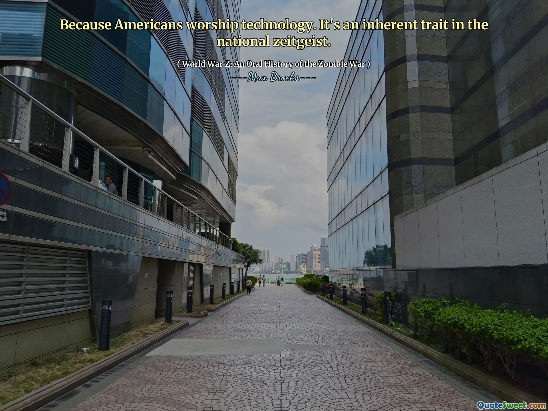 Because Americans worship technology. It's an inherent trait in the national zeitgeist.