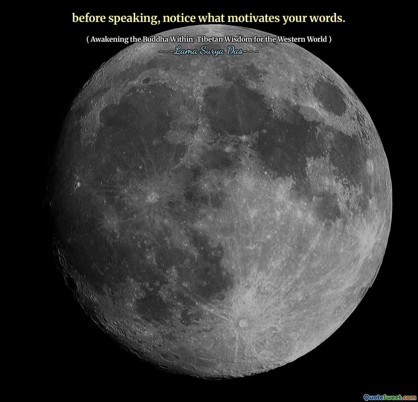 Legg merke til hva som motiverer ordene dine før du snakker.