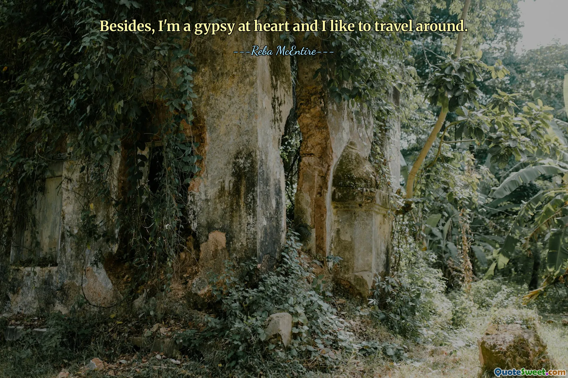 К тому же я в душе цыган и люблю путешествовать.