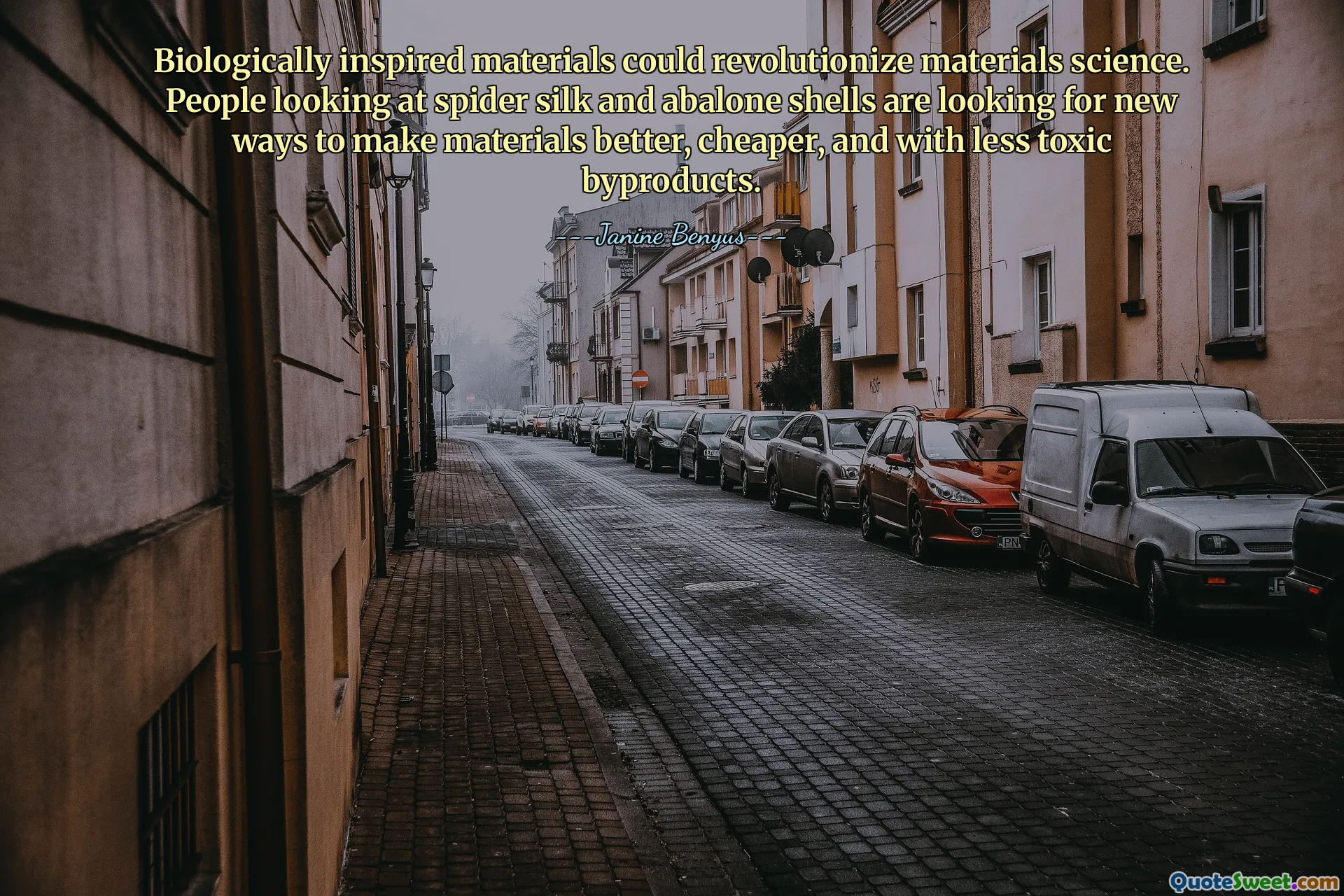 Biologically inspired materials could revolutionize materials science. People looking at spider silk and abalone shells are looking for new ways to make materials better, cheaper, and with less toxic byproducts.