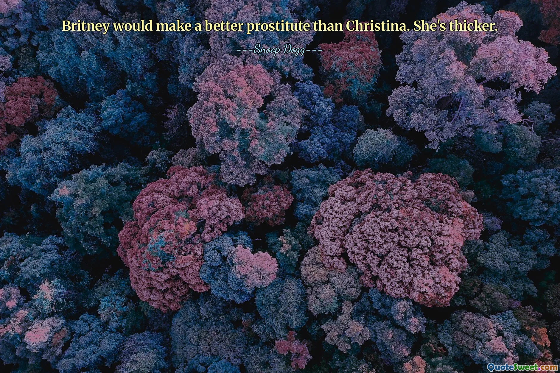 Britney would make a better prostitute than Christina. She's thicker.