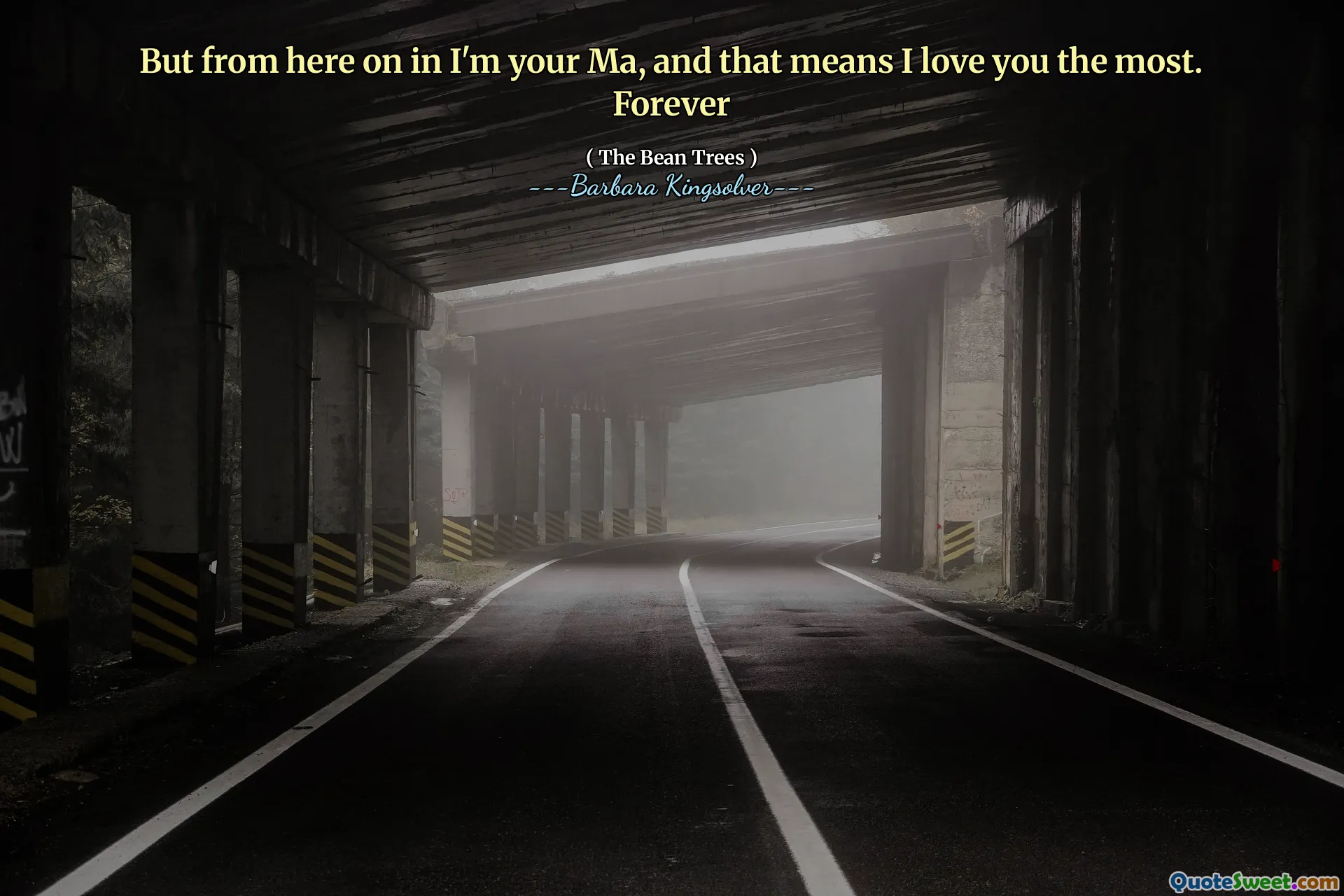 Aber von hier aus bin ich dein MA, und das heißt, ich liebe dich am meisten. Für immer