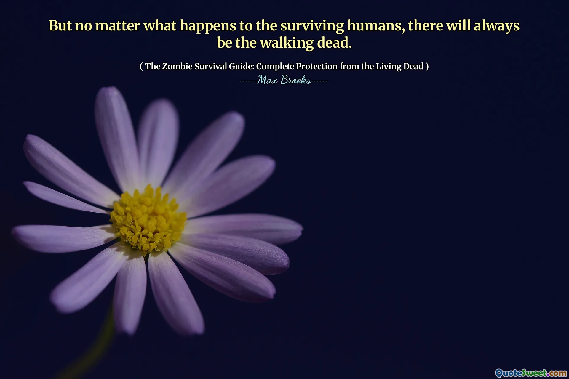 But no matter what happens to the surviving humans, there will always be the walking dead.