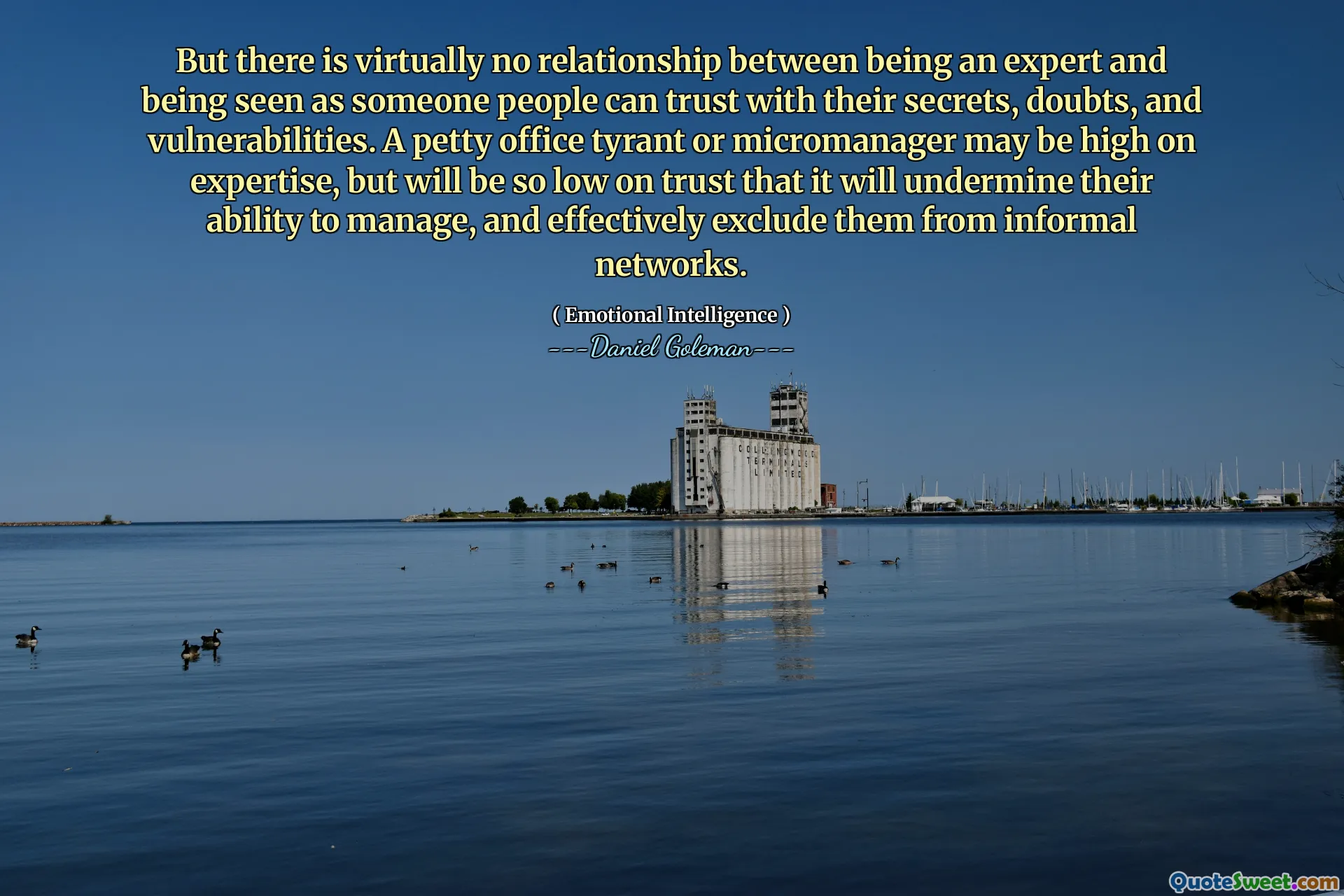 But there is virtually no relationship between being an expert and being seen as someone people can trust with their secrets, doubts, and vulnerabilities. A petty office tyrant or micromanager may be high on expertise, but will be so low on trust that it will undermine their ability to manage, and effectively exclude them from informal networks.