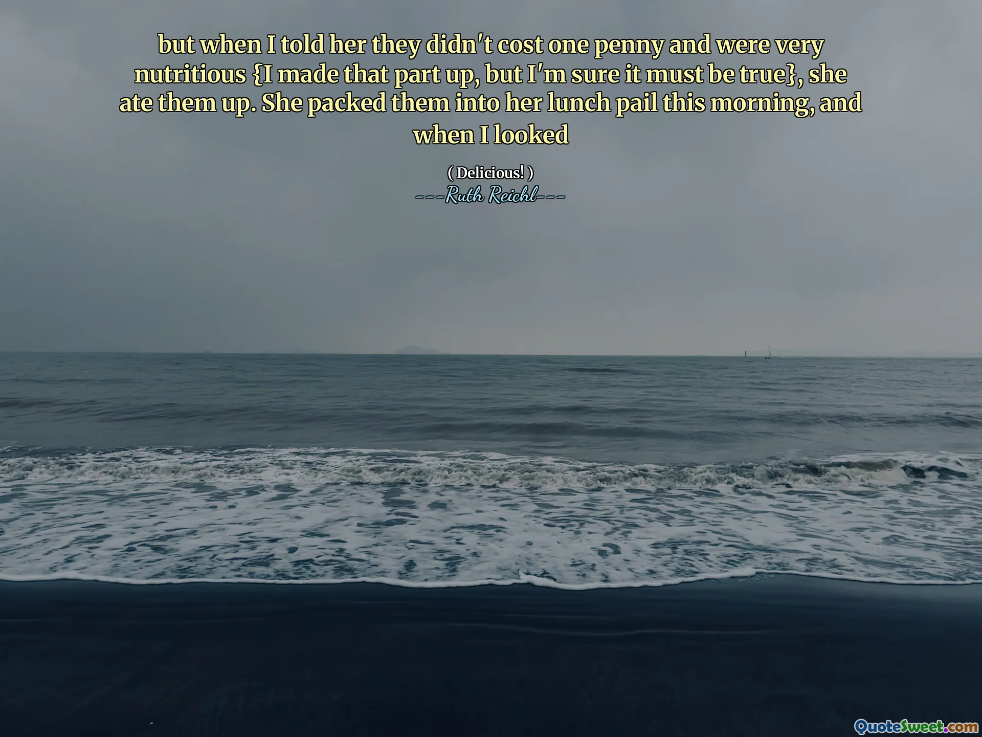 but when I told her they didn't cost one penny and were very nutritious {I made that part up, but I'm sure it must be true}, she ate them up. She packed them into her lunch pail this morning, and when I looked