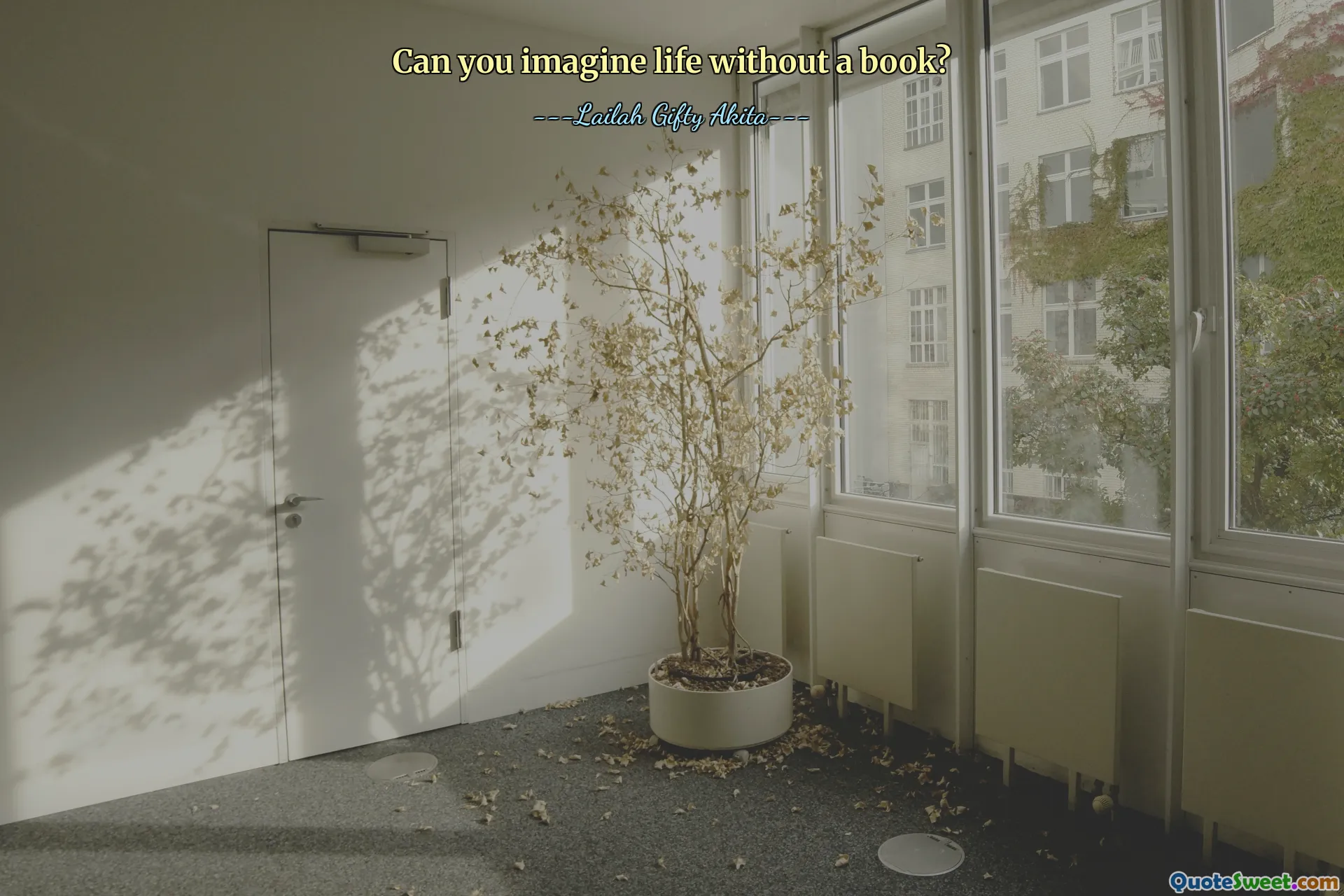 Can you imagine life without a book?