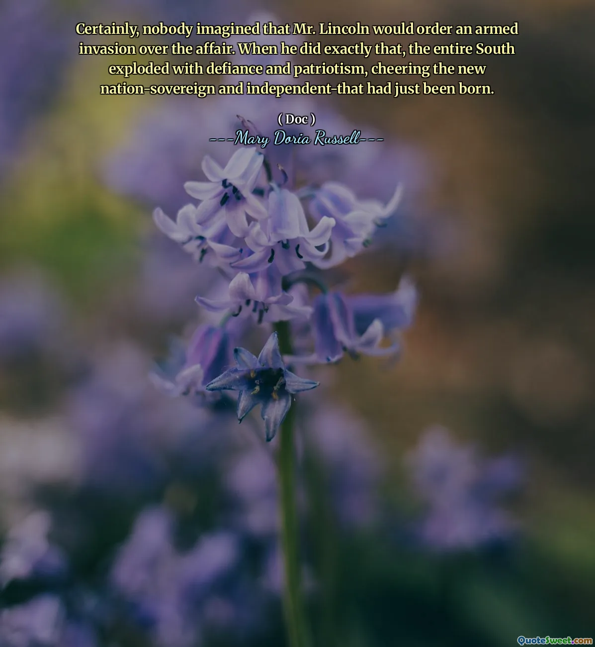 Certainly, nobody imagined that Mr. Lincoln would order an armed invasion over the affair. When he did exactly that, the entire South exploded with defiance and patriotism, cheering the new nation-sovereign and independent-that had just been born.