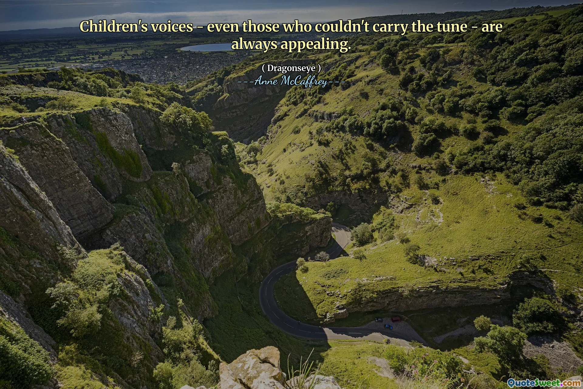 Children's voices - even those who couldn't carry the tune - are always appealing.