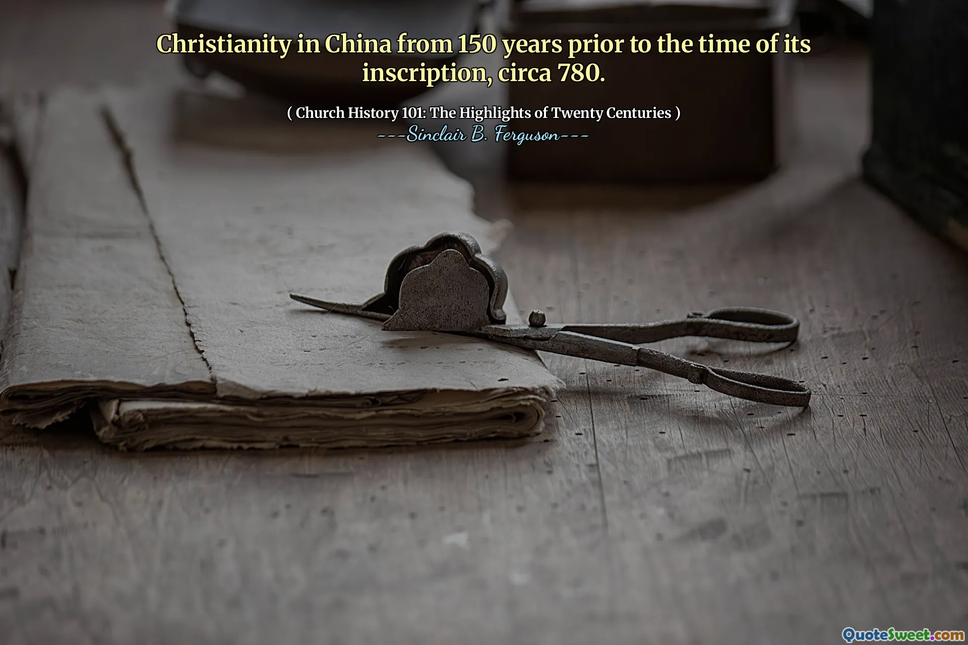 Christianity in China from 150 years prior to the time of its inscription, circa 780.