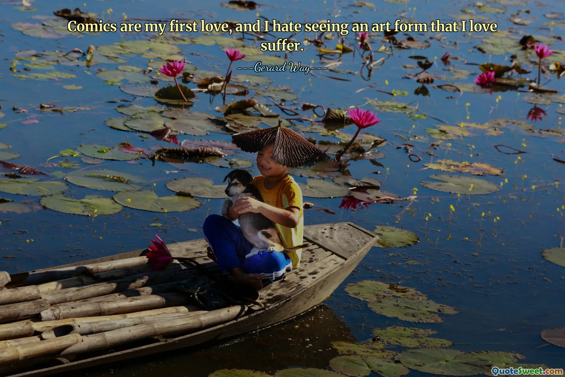 Comics are my first love, and I hate seeing an art form that I love suffer.