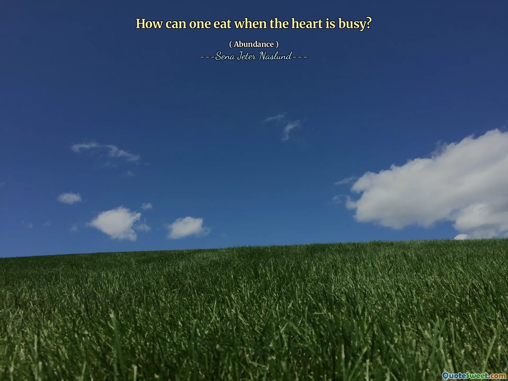 Hur kan man äta när hjärtat är upptagen?