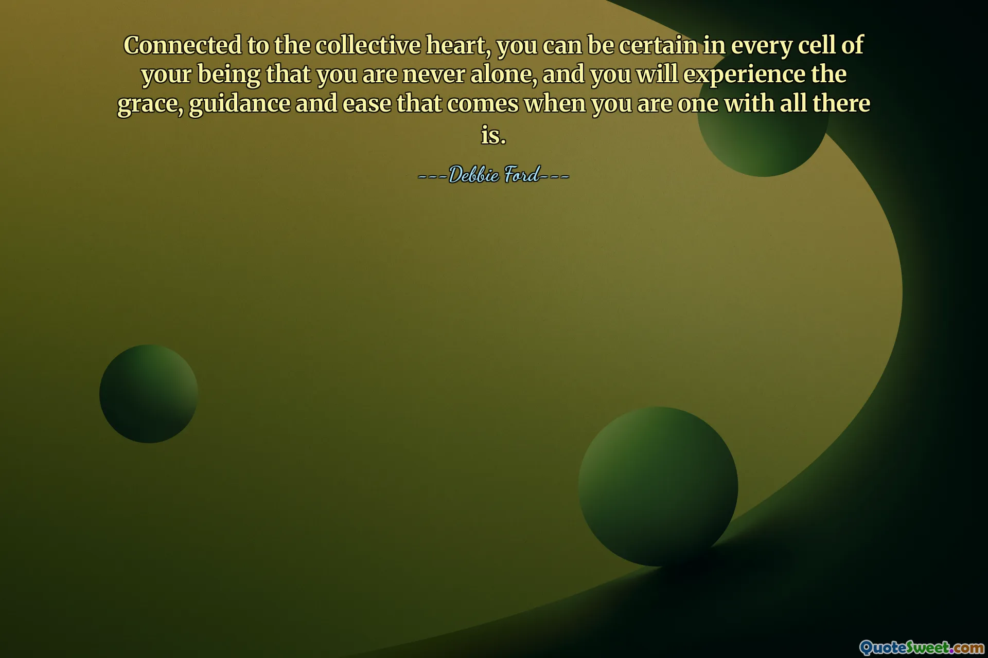 सामूहिक हृदय से जुड़े हुए, आप अपने अस्तित्व की प्रत्येक कोशिका में निश्चिंत हो सकते हैं कि आप कभी अकेले नहीं हैं, और आप उस अनुग्रह, मार्गदर्शन और सहजता का अनुभव करेंगे जो तब मिलता है जब आप उन सभी के साथ एक होते हैं जो मौजूद हैं।