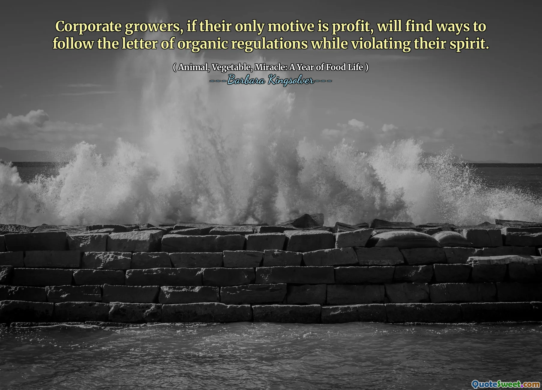 Bedriftsdyrkere, hvis deres eneste motiv er overskudd, vil finne måter å følge bokstaven i organiske forskrifter mens de krenker deres ånd.