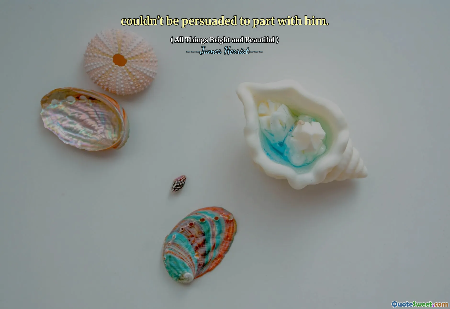 couldn't be persuaded to part with him.