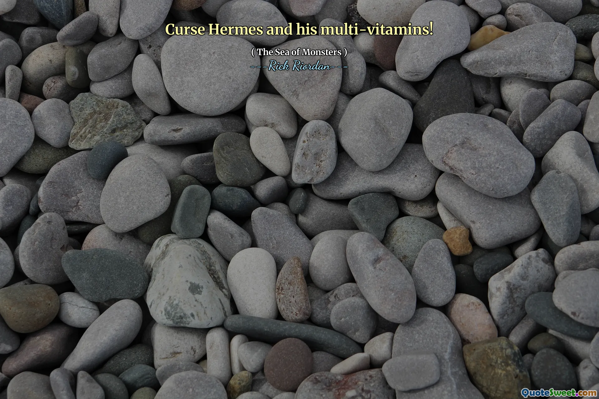 Curse Hermes and his multi-vitamins!