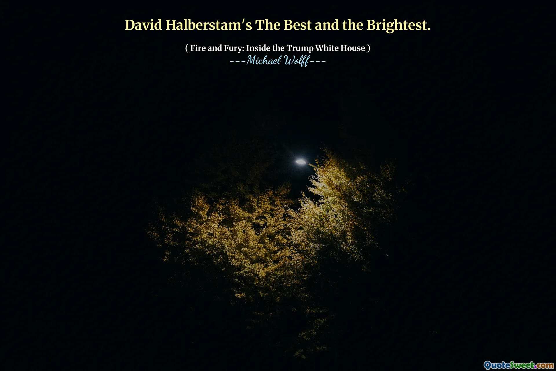 David Halberstam's The Best and the Brightest.