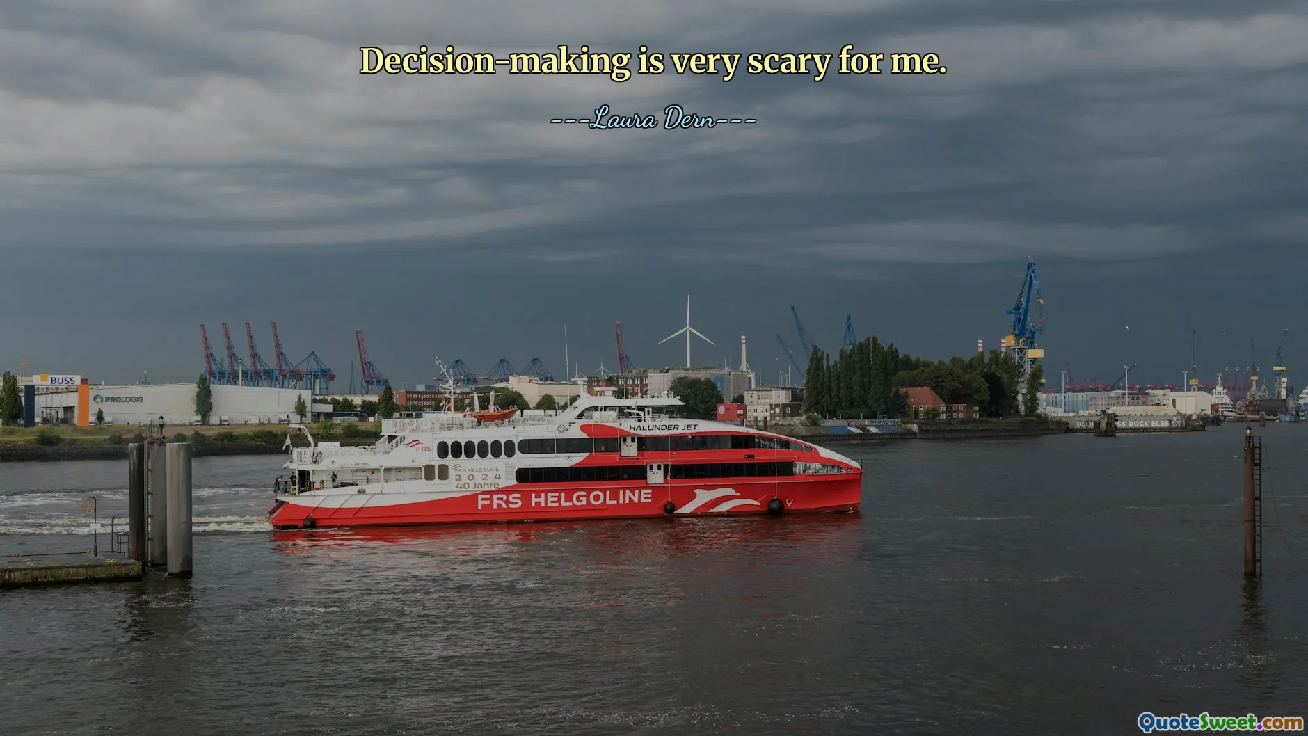 Меня очень пугает принятие решений.