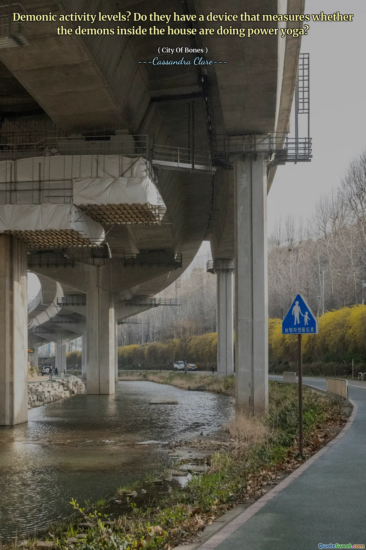 Demonic activity levels? Do they have a device that measures whether the demons inside the house are doing power yoga?