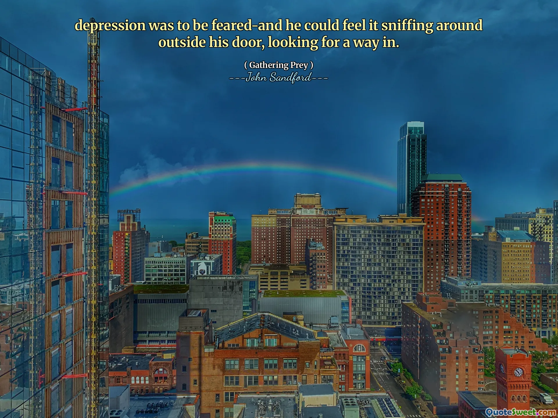 depresi adalah sesuatu yang harus ditakuti—dan dia bisa merasakan depresi itu mengendus-endus di luar pintu rumahnya, mencari jalan masuk.