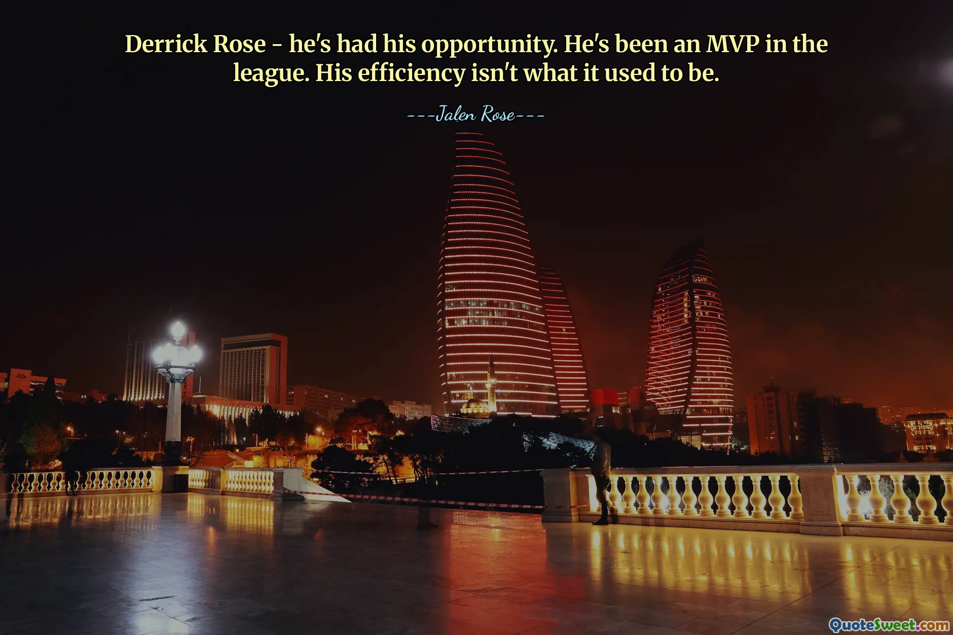 Derrick Rose - he's had his opportunity. He's been an MVP in the league. His efficiency isn't what it used to be.