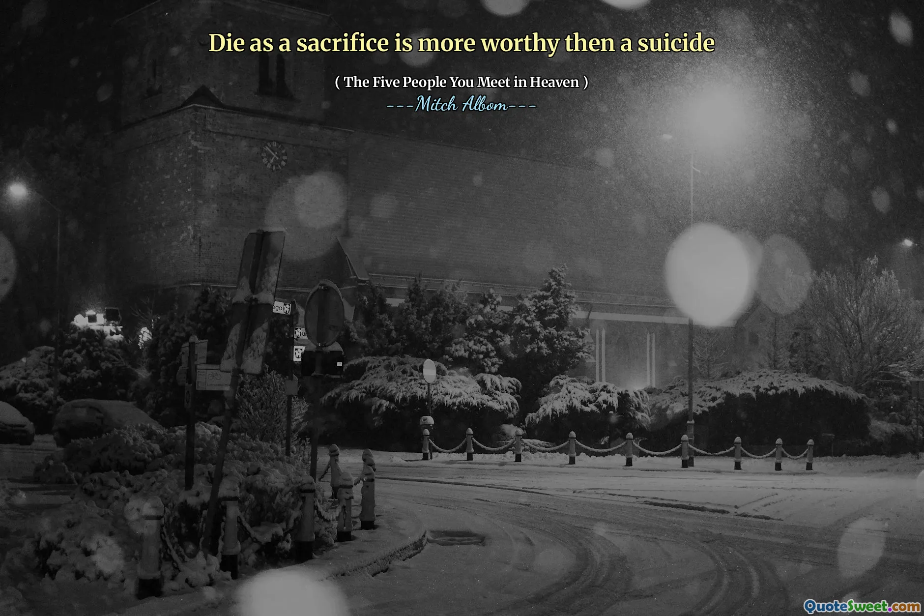 Zemřít jako oběť je hodnější než sebevražda