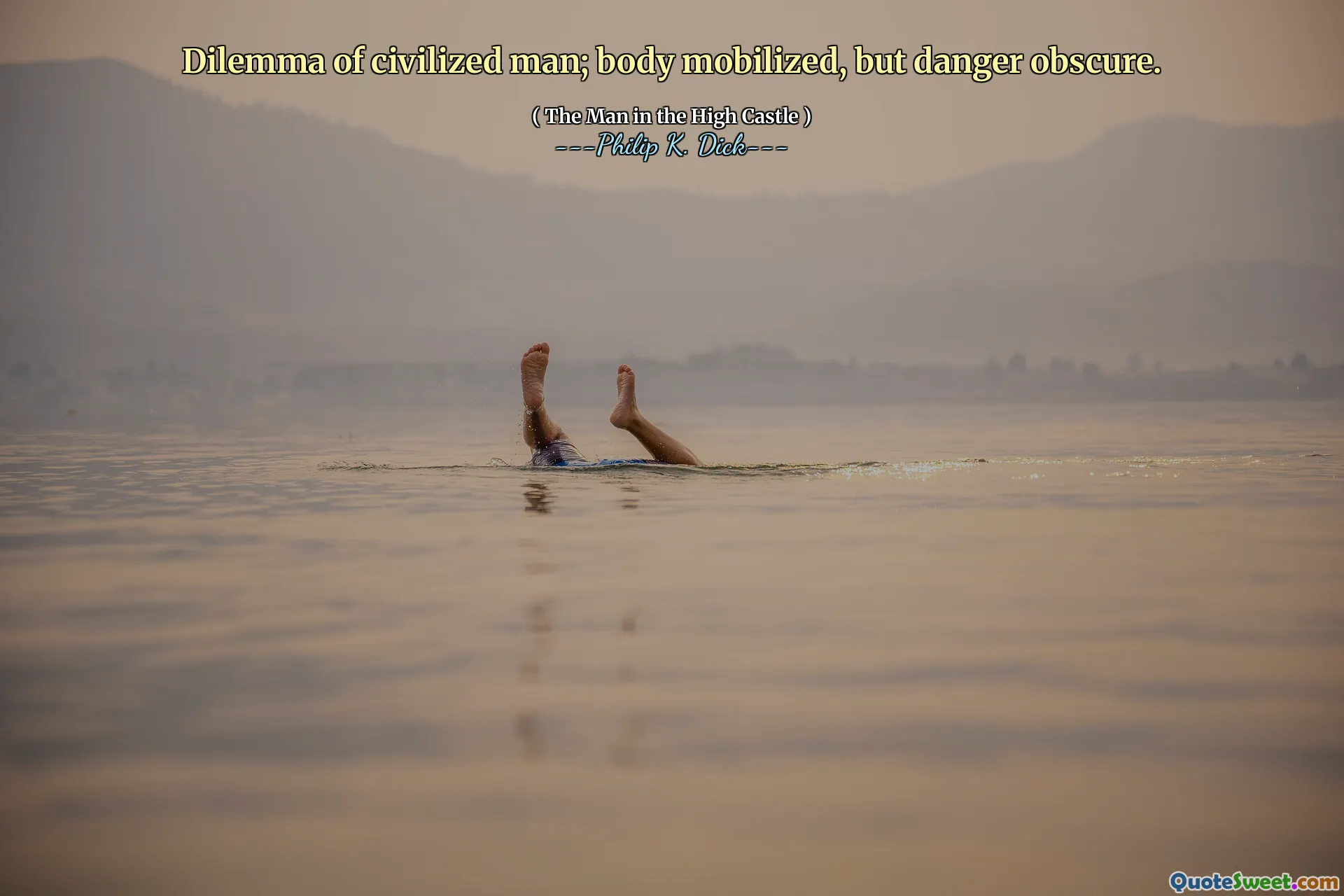 文明人のジレンマ。体は動員されたが、危険はあいまいだ。