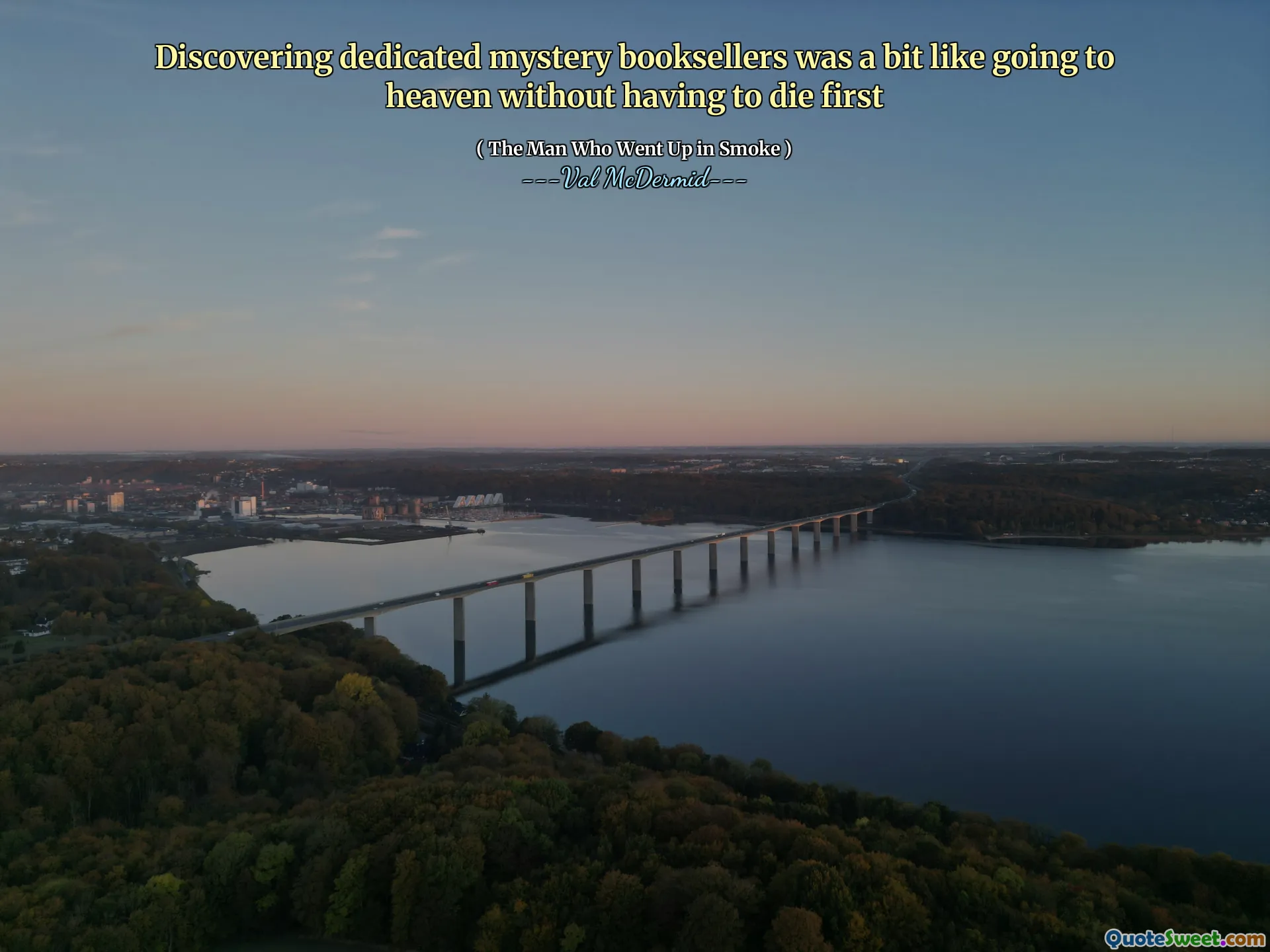 Discovering dedicated mystery booksellers was a bit like going to heaven without having to die first