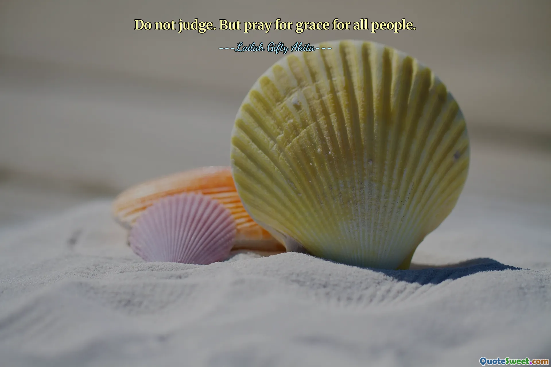 Do not judge. But pray for grace for all people.